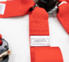 NRG SBH-HRS6PCRD - FIA 6pt 2in. Shoulder Belt for HANS Device/ Rotary Cam Lock Buckle/ 3in. Waist Belt - Red