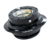 NRG SRK-220BK - Quick Release Gen 2.2 - Black Body / Shiny Black Oval Ring