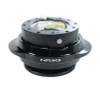 NRG SRK-220BK - Quick Release Gen 2.2 - Black Body / Shiny Black Oval Ring