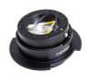 NRG SRK-250BK - Quick Release Kit Gen 2.5 - Black / Black Ring w/Finger Grooves