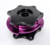 NRG SRK-R200BK-PP - Quick Release SFI SPEC 42.1 - Shiny Black Body / Shiny Purple Ring