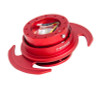 NRG SRK-650RD - Quick Release Kit Gen 3.0 - Red Metal Body / Red Ring w/Handles