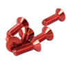 NRG SWS-100RD - Steering Wheel Screw Upgrade Kit (Conical) - Red