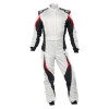 OMP Racing IA0-1859-B01-373-64 - OMP Tecnica Evo Overall My21 White/Ant - Size64 (Fia 8856-2018)