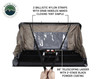 Overland Vehicle Systems 18189901 - Best Hard Shell Rooftop Tent  Bushveld II
