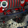 Overland Vehicle Systems 19129901 - SCAR 12P - 12,000 lb. Winch With Synthetic Rope and Wireless Remote