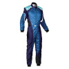 OMP Racing KA0-1727-A01-242-62 - OMP KS-3 Overall Blue/Cyan - Size 62