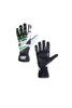OMP Racing KB0-2743-B01-270-L - OMP KS-3 Gloves Black/W/Green - Size L