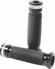 Performance Machine 0063-2100M-B - Contour Led Handle Grip Set - Black Ano