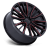 Performance Replicas PR223BQ22906128 - Pr223 22X9 Gloss Black Milled Red
