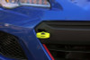 Perrin PSP-BDY-235NY - 18-21 Subaru WRX & STI / 13-25 BRZ / 17-20 Toyota 86 Tow Hook Kit (Front) - Neon Yellow