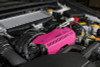 Perrin PSP-ENG-153HP - 22-25 Subaru WRX Pulley Cover - Hyper Pink (TALL - For Use w/o  AOS)