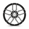 Petrol 1880P5C405105B72 - P5c 18X8 Gloss Black W/ Machined Face
