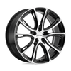 Petrol 1980P5A355100B72 - P5a 19X8 Gloss Black W/ Machined Cut Face