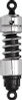 Progressive Suspension 412-4037C - Progressive Harley 412 Series Shocks 11.0in - Chrome