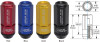 Project Kics WCL5311A - Leggdura Racing Shell Type Lug Nut 53mm Closed-End Look 16 Pcs + 4 Locks 12X1.5 Gold
