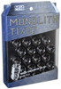 Project Kics WMN04GK - 14 x 1.5 Glorious Black T1/07 Monolith Lug Nuts - 20 Pcs