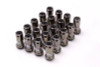 Project Kics WRIF03CK - 12X1.25 R40 Iconix Classical Lug Nuts w/ Black Plastic Cap - 20 - No Locks