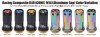 Project Kics WRIA15KK - 16+4 Black Lock & Lug Nuts R40 Iconix - 14X1.25 (Black Cap)