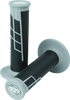 ProTaper 021666 - Clamp-On 1/2 Waffle Grip - Gray/Black