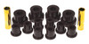 Prothane 1-1002-BL - 76-86 Jeep CJ5/CJ7 Front Spring & Shackle Bushings - Black