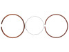 ProX 02.2020.100 - 80-87 RD350LC-YPVS Piston Ring Set (65.00mm)