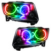 ORACLE Lighting 7070-335 - 11-13 Jeep Grand Cherokee SMD HL (Non-HID)-Chrome - ColorSHIFT w/ BC1 Controller