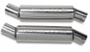 Pypes SFM29VB - 1979-2004 Mustang Black Pype Bomb Cat Back Exhaust System M80 Mufflers 409 Stainless Steel  Performance Exhaust