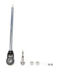 QA1 9028-901 - 5in Ext. Aluminum Eyelet Bearing ROD Kit Piston 15mm OD Bleed Adj. 9in