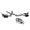 QTP 427218B - 2018-2022 Jeep Grand Cherokee Trackhawk  Screamer Cat Back Black Tips
