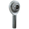 QA1 PCYMR6T - PCY Series 2-Pc Rod End - Male/Right Hand - .375in Bore x 3/8-24 - Hi-Misalign - Steel w/PTFE