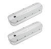 Quick Fuel Technology 128-22QFT - Quick Fuel Fabricated Aluminum Valve Cover - Big Block Chevy - Silver Finish