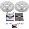 PowerStop K7318-26 - Power Stop 16-18 Ford Focus Front Z26 Street Warrior Brake Kit