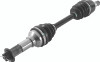 QuadBoss 609242 - 00-02 Yamaha YFM400 Kodiak 4x4 (03) Front Left Side Rugged Axle