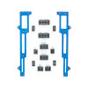 R&M Specialties 1101-B - Spark Plug Wire Loom SBC Blue