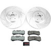 PowerStop K8169-26 - Power Stop 15-20 Dodge Charger Front Z26 Street Brake Kit