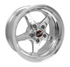 Race Star 92-570146DP - 92 Drag Star 15x7.00 5x4.50bc 3.50bs Direct Drill Polished Wheel