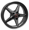 Race Star 92-705154G - 92 Drag Star 17x10.50 5x4.50bc 7.63bs Direct Drill Metallic Gray Wheel