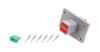 QuickCar 71-367 - Plug Deutsch 6 Pin Receptacle w/Flange