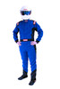 Racequip 130925 - Blue Chevron-1 Suit - SFI-1 Large
