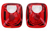 Rampage 5307 - 1976-1983 Jeep CJ5 Taillight Conversion Kit - Brite