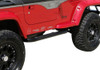 Rampage 8625 - 1987-1995 Jeep Wrangler(YJ) 3 Inch Round Nerf Bar - Black