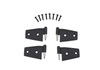 Rampage 87641 - 2007-2018 Jeep Wrangler(JK) Door Hinges - Black