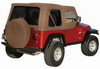 Rampage 99536 - 1997-2006 Jeep Wrangler(TJ) OEM Replacement Top - Military Khaki (Dark Green)