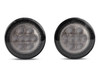 Raxiom J108040 - 07-18 Jeep Wrangler JK Axial Series LED Amber Turn Signals (Smoked)