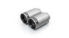 Remus 0026 98CR - Stainless Steel 98mm Polished w/Carbon Insert Tail Pipe Set (Pair)