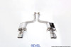 Revel T70201AR - Medallion Touring-S Catback Exhaust - Dual Muffler / Quad Tip / Rear Section 16-17 Lexus GS F