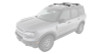 Rhino-Rack K-SX100VA126B - Rhino Rack Vortex SX Black 2 Bar Roof Rack