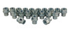 Rocket Racing Wheels C7804-0-SET - 1/2 Chrome ET Style Open End Acorn Lug Nuts, 3/4 Hex, 20-Piece Set