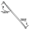 Rock Krawler RK08126T - 2018+ Jeep Wrangler (JL/JLU/JT Sport w/ Standard Axles) Pro-X Top Mount Drag Link
